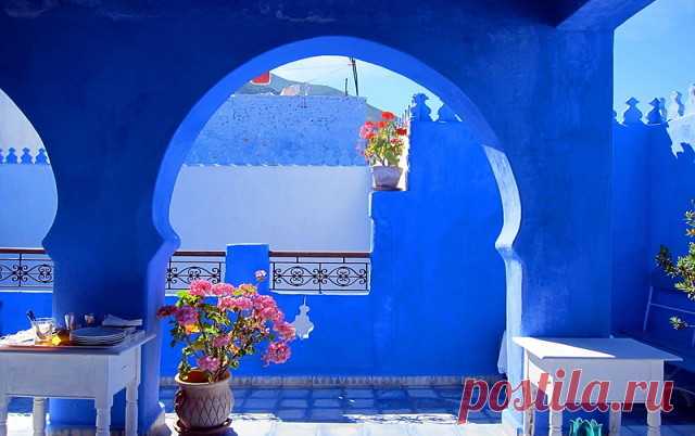 Голубой город Шефшауен (Chefchaouen) в Марокко