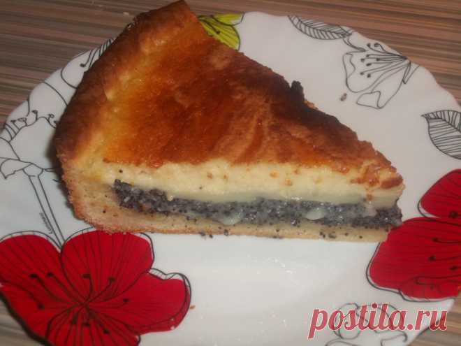 Пирог с маковой начинкой и сметанным суфле !!!!!!