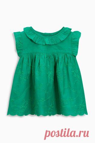 Купить Блузка с вышивкой (3 мес.-6 лет) - Покупайте прямо сейчас на сайте Next: Россия