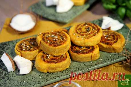 Алу Патры (жареные картофельные рулеты). Кулинарио