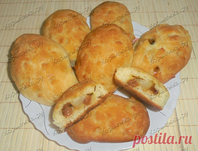 Пирожки с яблоком и изюмом - Кормежка.ру