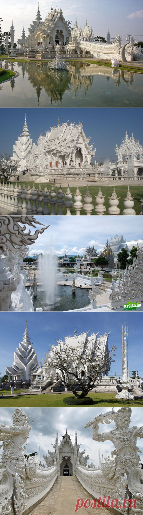 Футуристический храм Тайланда Ват Ронг Кун (Wat Rong Khun).