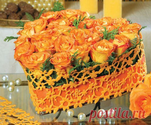 Как сделать сердце из роз