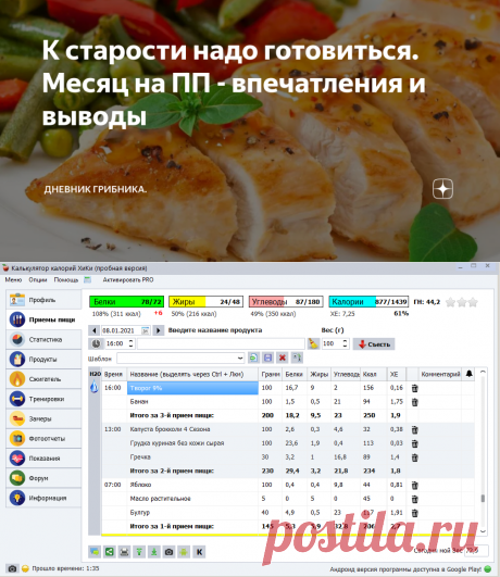 К старости надо готовиться. Месяц на ПП - впечатления и выводы | Дневник грибника. | Яндекс Дзен