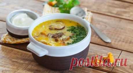Рецепт грибного супа с манной крупой