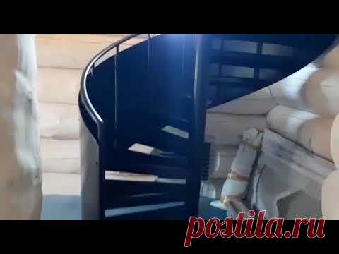 Винтовая лестница сборка