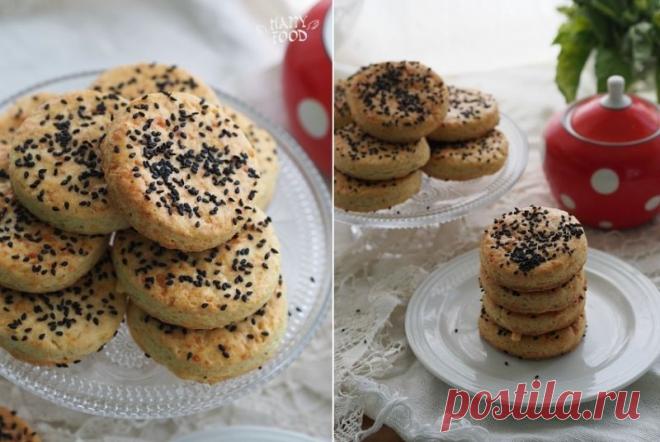 Сырное печенье с чесноком