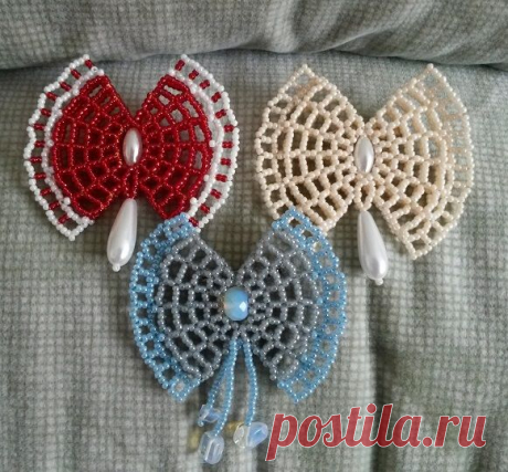 Бабочки летают, бабочки (олонецкие)! | biser.info - всё о бисере и бисерном творчестве