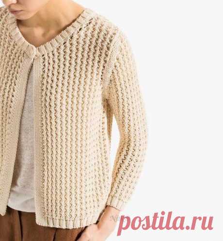 Кардиган от Massimo Dutti. Узор