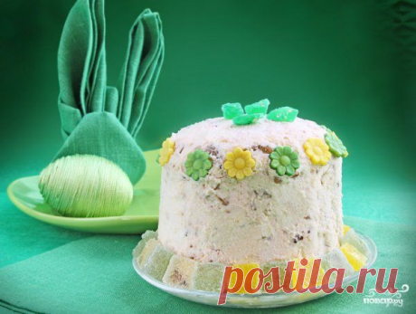 Заварная лимонная пасха - кулинарный рецепт на Повар.ру
