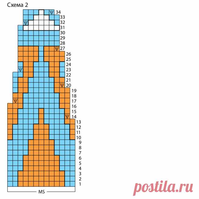 Жаккардовый джемпер-оверсайз - схема вязания спицами. Вяжем Джемперы на Verena.ru