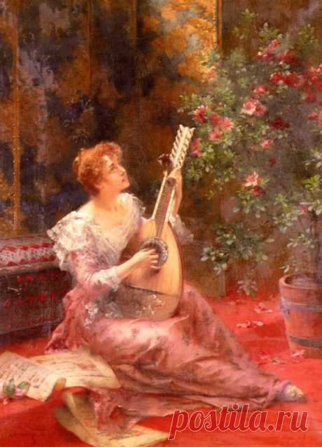 Немецкий художник Conrad Kiesel (German, 1846-1921)