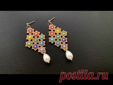 Flower Garden Earrings || DIY flower earrings