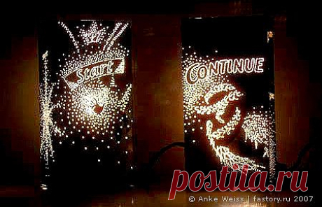 Лампа из старой упаковки - отличная handmade идея для повторного использования вещей
