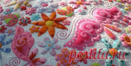 Трапунто — объемная вышивка — Рукоделие