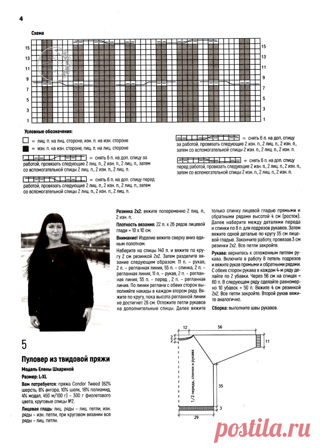Вязаная одежда для солидных дам №5 2019