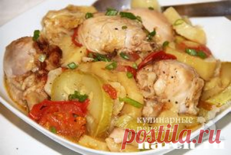 Дымляма с курицей и кабачками | Харч.ру - рецепты для любителей вкусно поесть