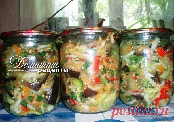 ЗАКУСКА ОСТРАЯ С БАКЛАЖАНАМИ