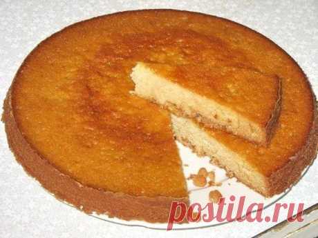 Бисквит из сгущенки.