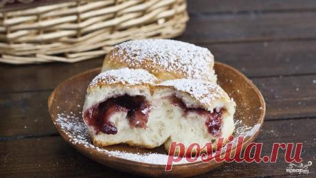 Булочки с джемом - пошаговый кулинарный рецепт на Повар.ру