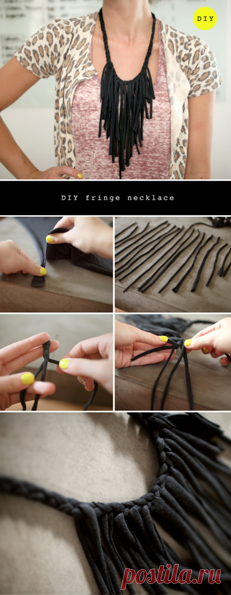 CREATE A DIY FRINGE NECKLACE | Promise Tangeman
