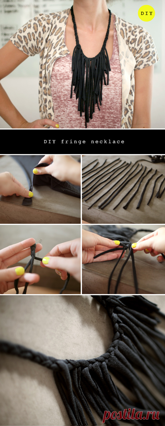 CREATE A DIY FRINGE NECKLACE | Promise Tangeman