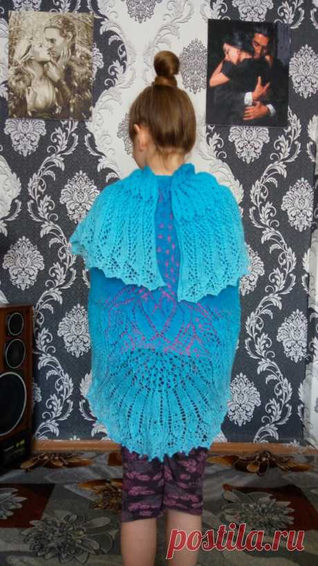 Шаль Птица Симург.