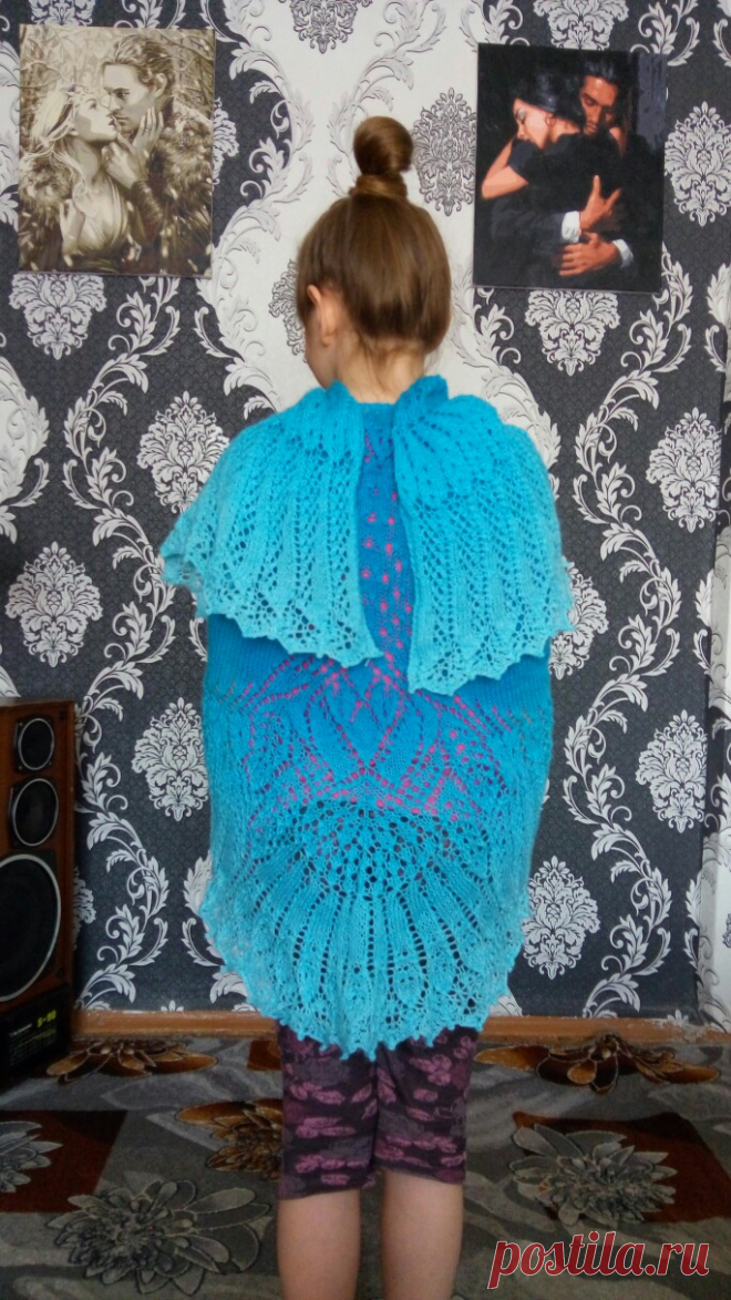 Шаль Птица Симург.