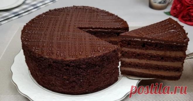 Шоколадний торт “Рижанка”: ніжний, м’який, просочений. Просто та швидко готується￼ - Тлусті рецепти