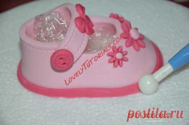 детские сандалики, пинетки, туфельки, сапожки, трафареты|gumpaste baby shoes tutorials,baby booties,templates - Страница 10 - Мастер-классы по украшению тортов Cake Decorating Tutorials (How To's) Tortas Paso a Paso