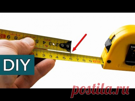 Geheimnisse der üblichen Maßband. Sie wissen über sie? - YouTube