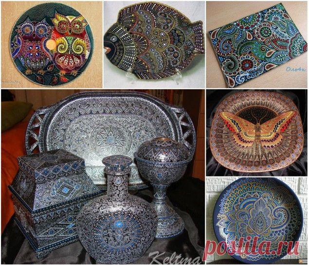 Красота точечной росписи: советы, идеи, мастер-классы