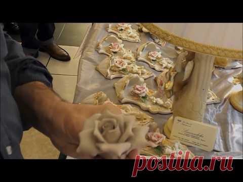 Creazione di una Rosa in Ceramica - YouTube