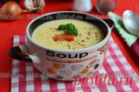 Сырный суп-пюре с курицей от Елены Калининой