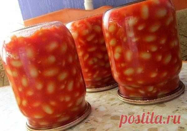 Фасоль в томате
