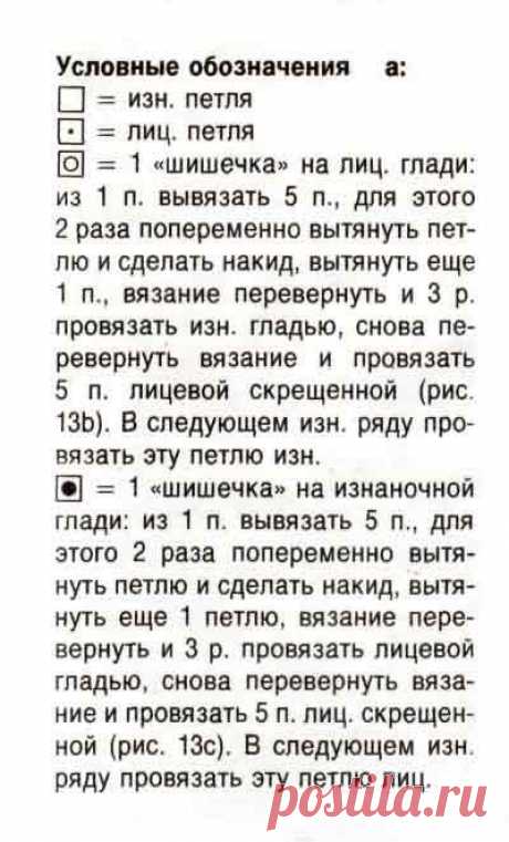 Узор &quot;шишечки&quot; описание.Вязание спицами - Страница 2 - Форум