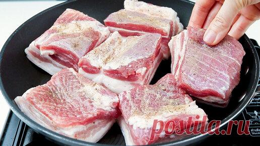 Простые рецепты | Королевская грудинка, этот рецепт бесподобен. Первым сметут со стола не дожидаясь основного блюда. Очень вкусно и просто.