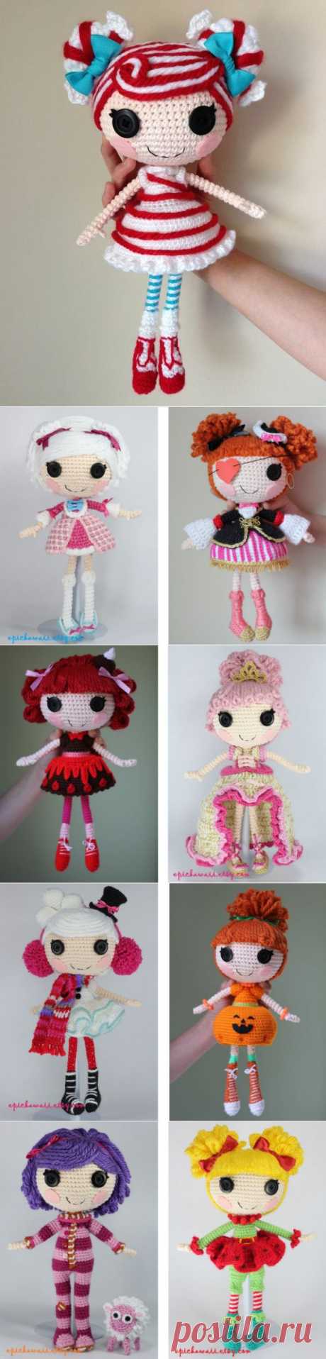 Вязаная кукла Lalaloopsy: подробная схема и описание