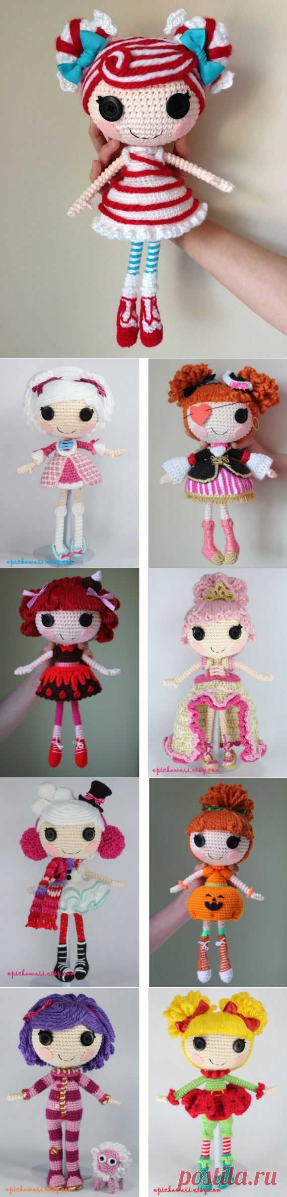 Вязаная кукла Lalaloopsy: подробная схема и описание