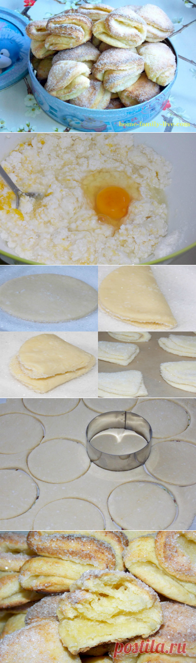 Творожное печенье/Сайт с пошаговыми рецептами с фото для тех кто любит готовить