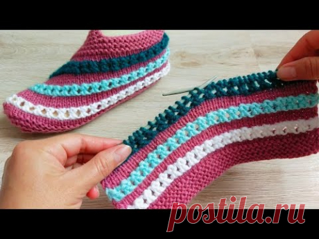 Руки сами тянутся вязать эти следки 😍Следки из остатков пряжи 🧶