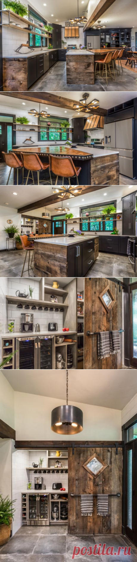 Kitchen of the Week: Industrial Style Warmed Up