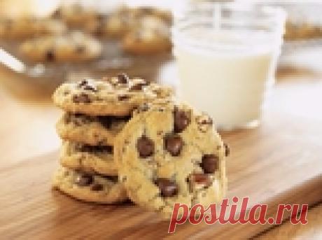 Печенье с кусочками шоколада!