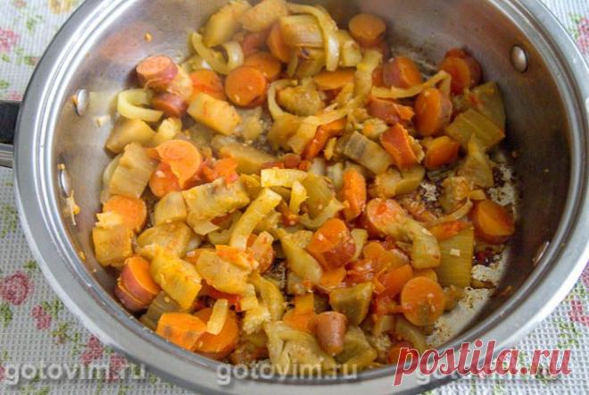 Овощное рагу с баклажанами и бататом. Рецепт с фото