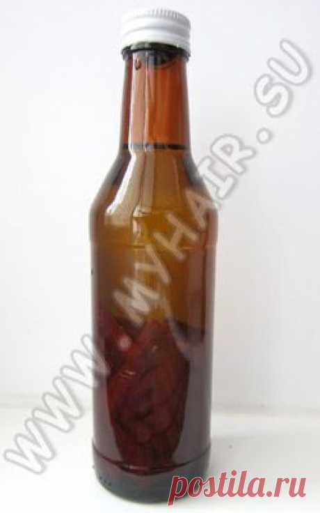 Масляная перцовка для ускорения роста волос