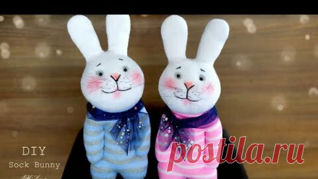 MiLena | 🐰 ЗАЯЦ из носков 🧦 Honey Bunny out of Socks 🐰