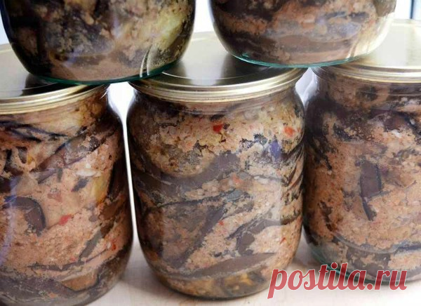 Маринованные баклажаны. Вкусный 