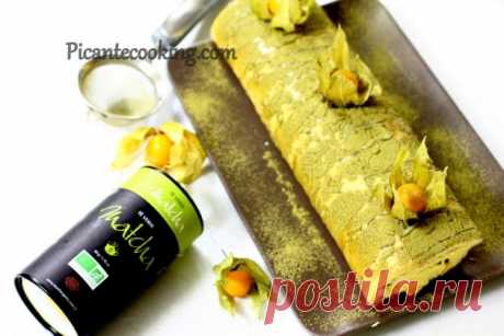 Бисквитный рулет с маракуйей | Picantecooking