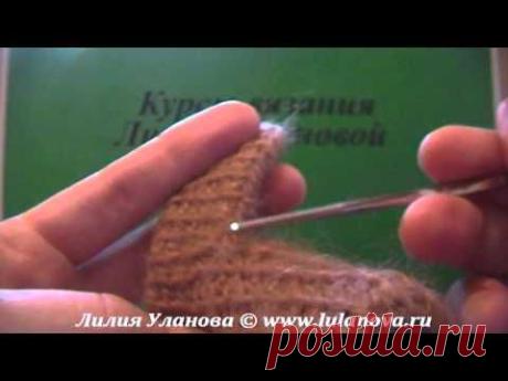 Варежки классические - 2 часть - Knitting mittens crochet - вязание крючком