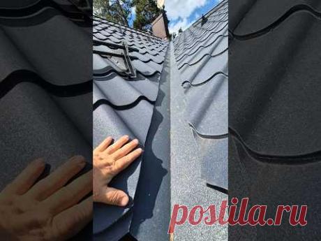 ЕНДОВА НА МЕТАЛЛОЧЕРЕПИЦЕ. #работа #кровля #стройка #дом #дом #ремонт #жиза